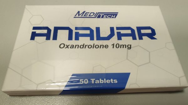 ANAVAR 10MG (OXANDROLONE) Manufacturer: Meditech Generic name: Oxandrolone Strength: 10mg Packaging: 50 Tablets pack
