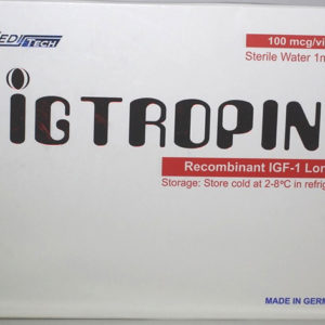 IGTROPIN (IGF-1 LONG R3) 100MCG Brand: Meditech Strength: 100mcg Packaging: 100mcg x 10 Vials box
